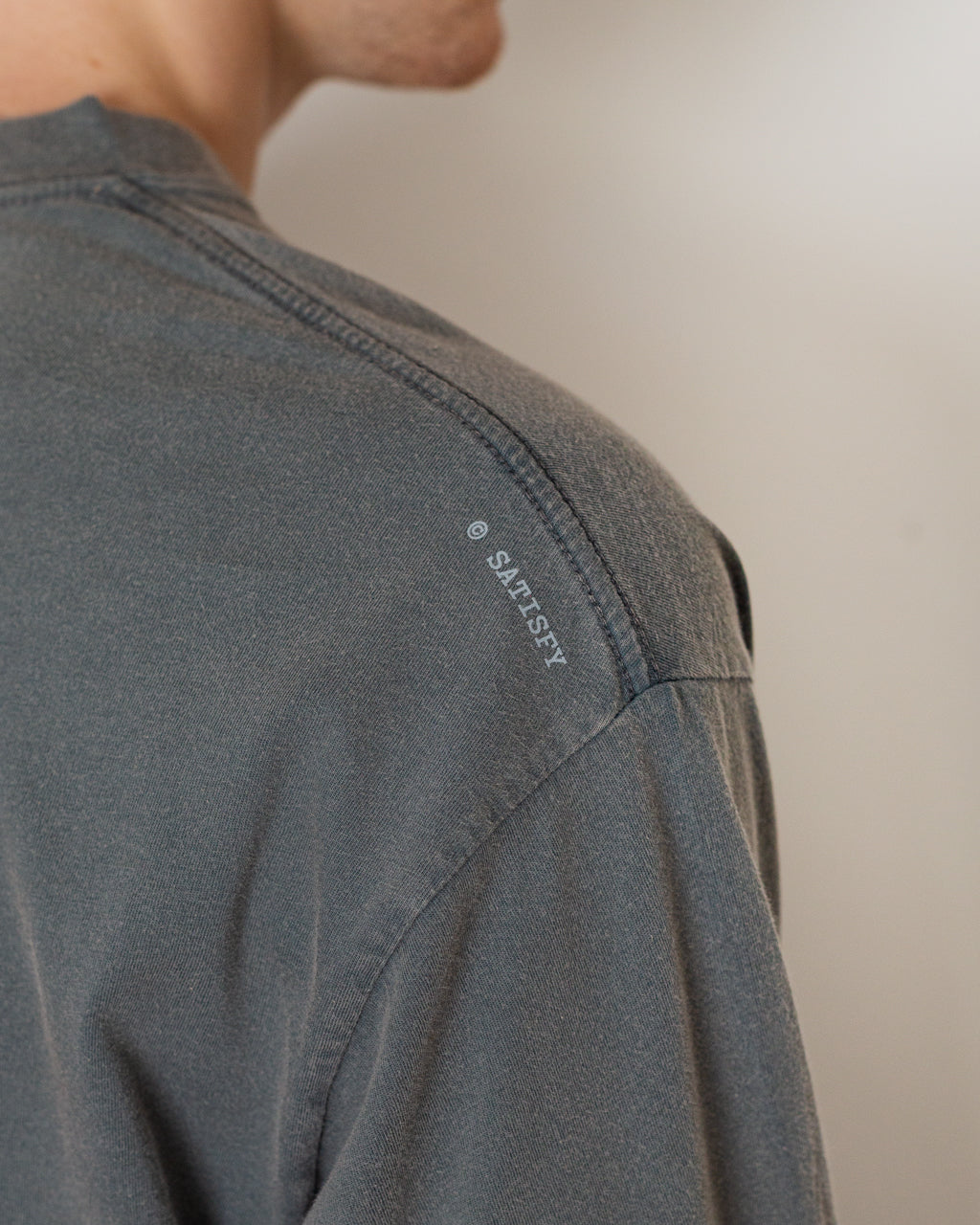 MothTech Long Sleeve T-Shirt - Faded Black