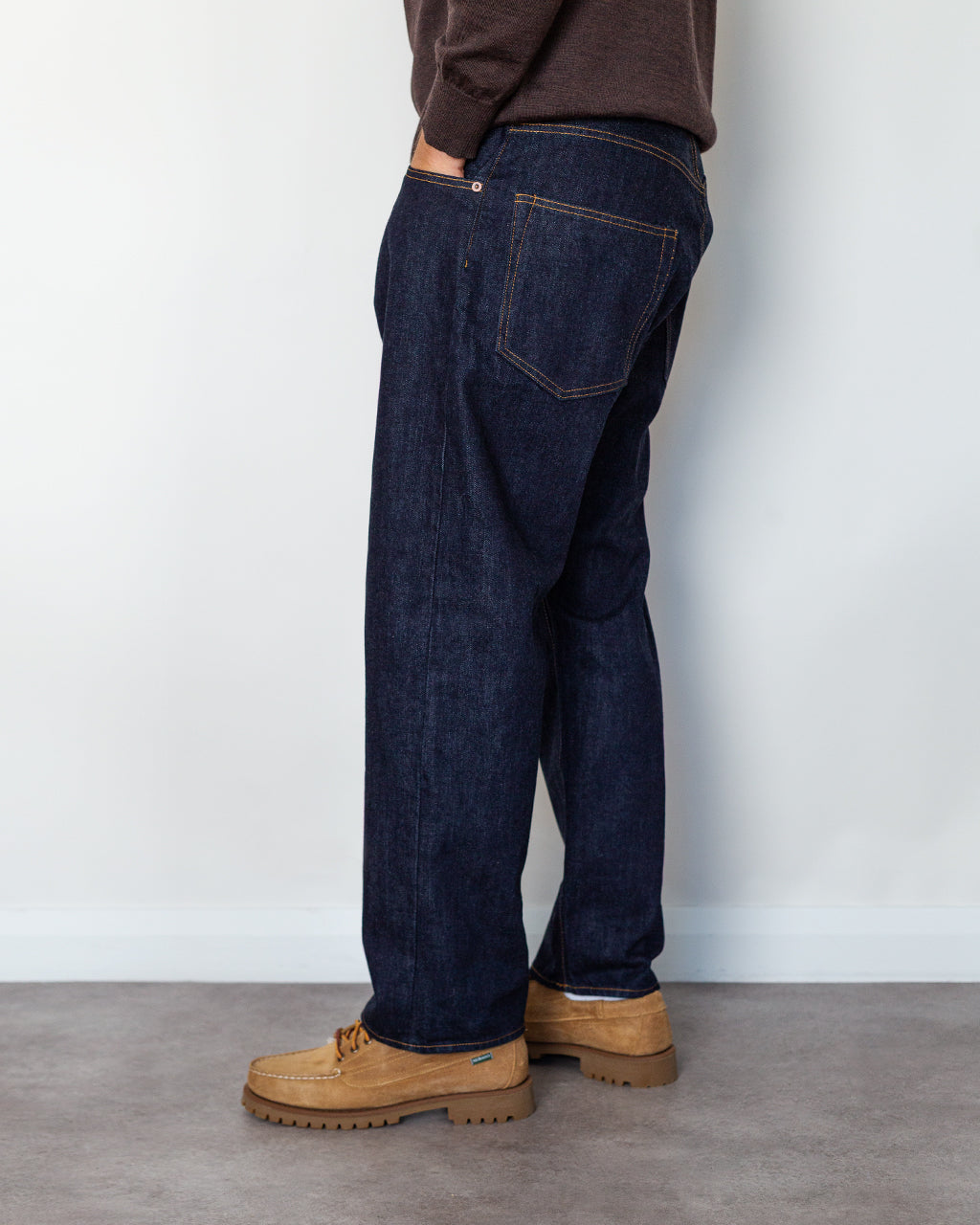 108 One Wash Loose Ankle Denim - Indigo
