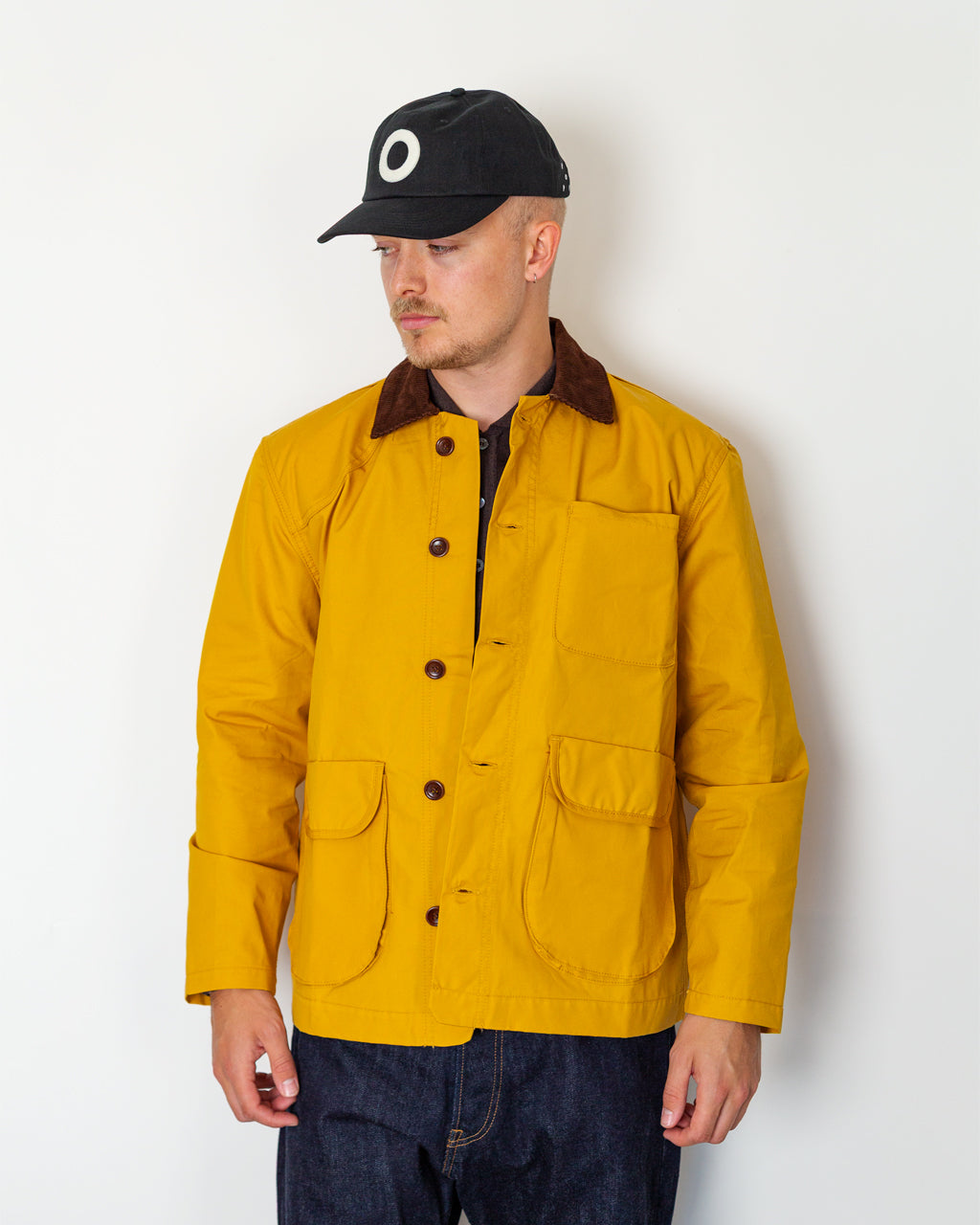 Waxed Barn Coat - Ochre