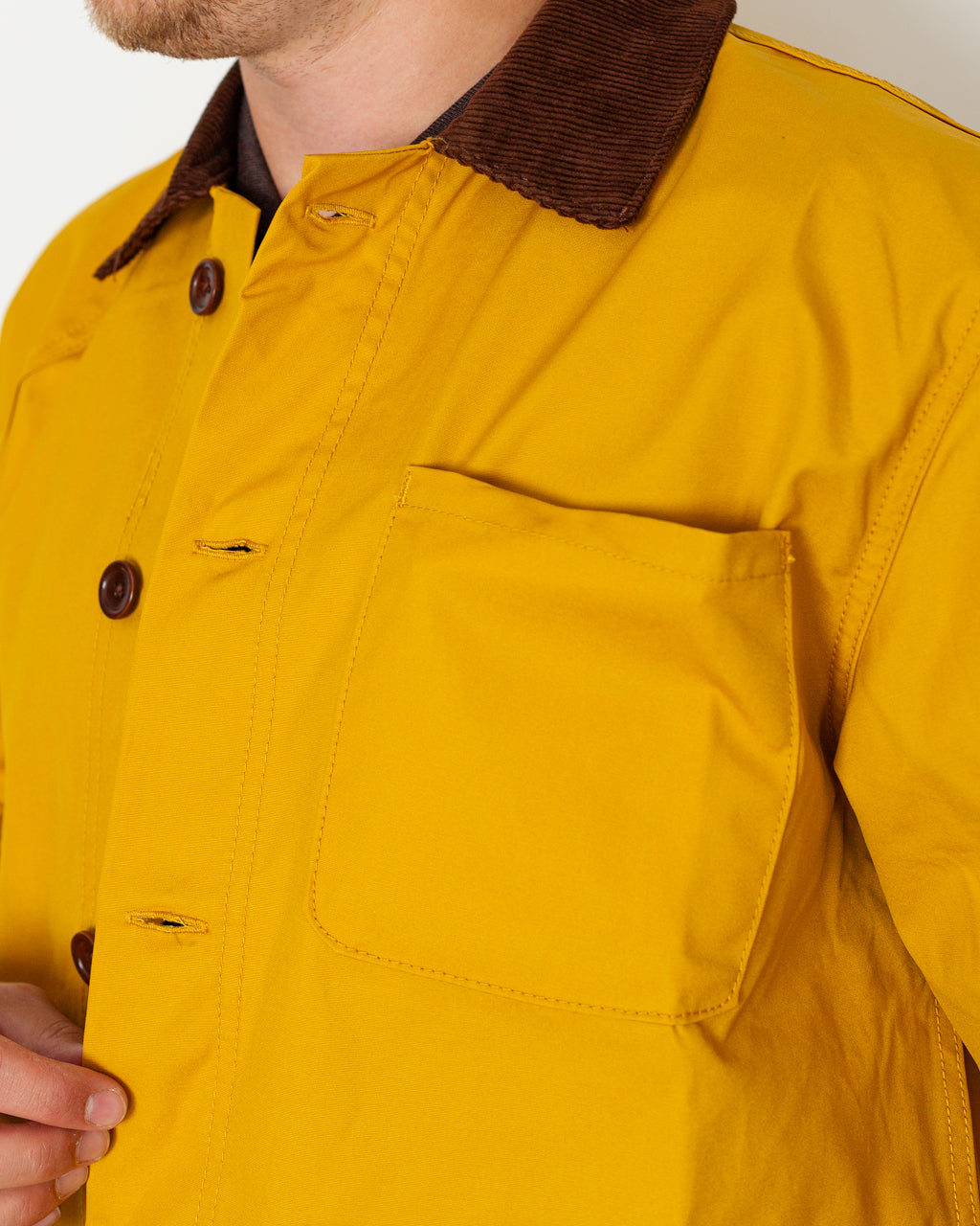 Waxed Barn Coat - Ochre