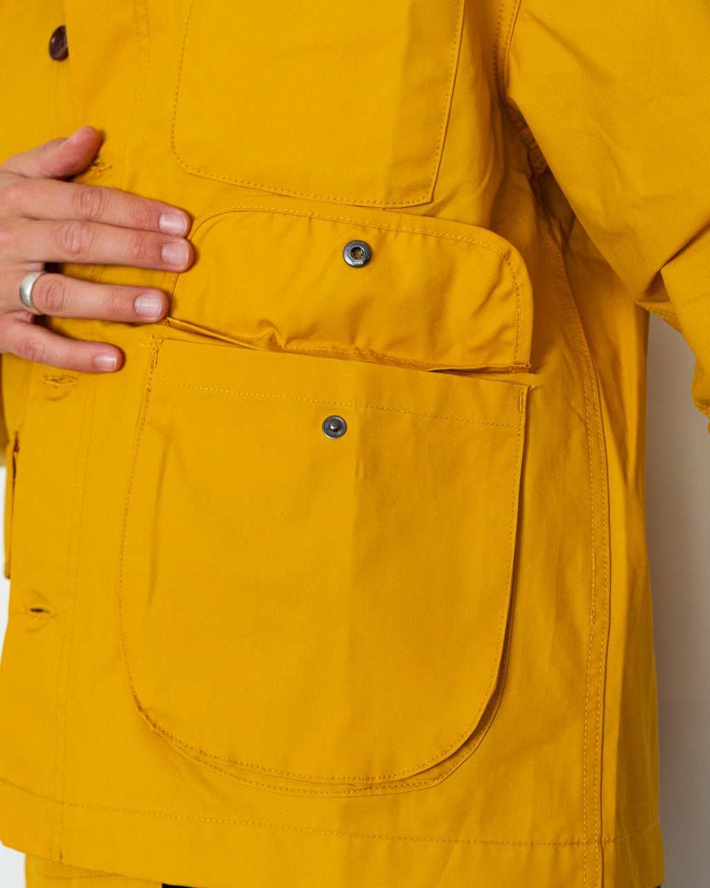 Waxed Barn Coat - Ochre
