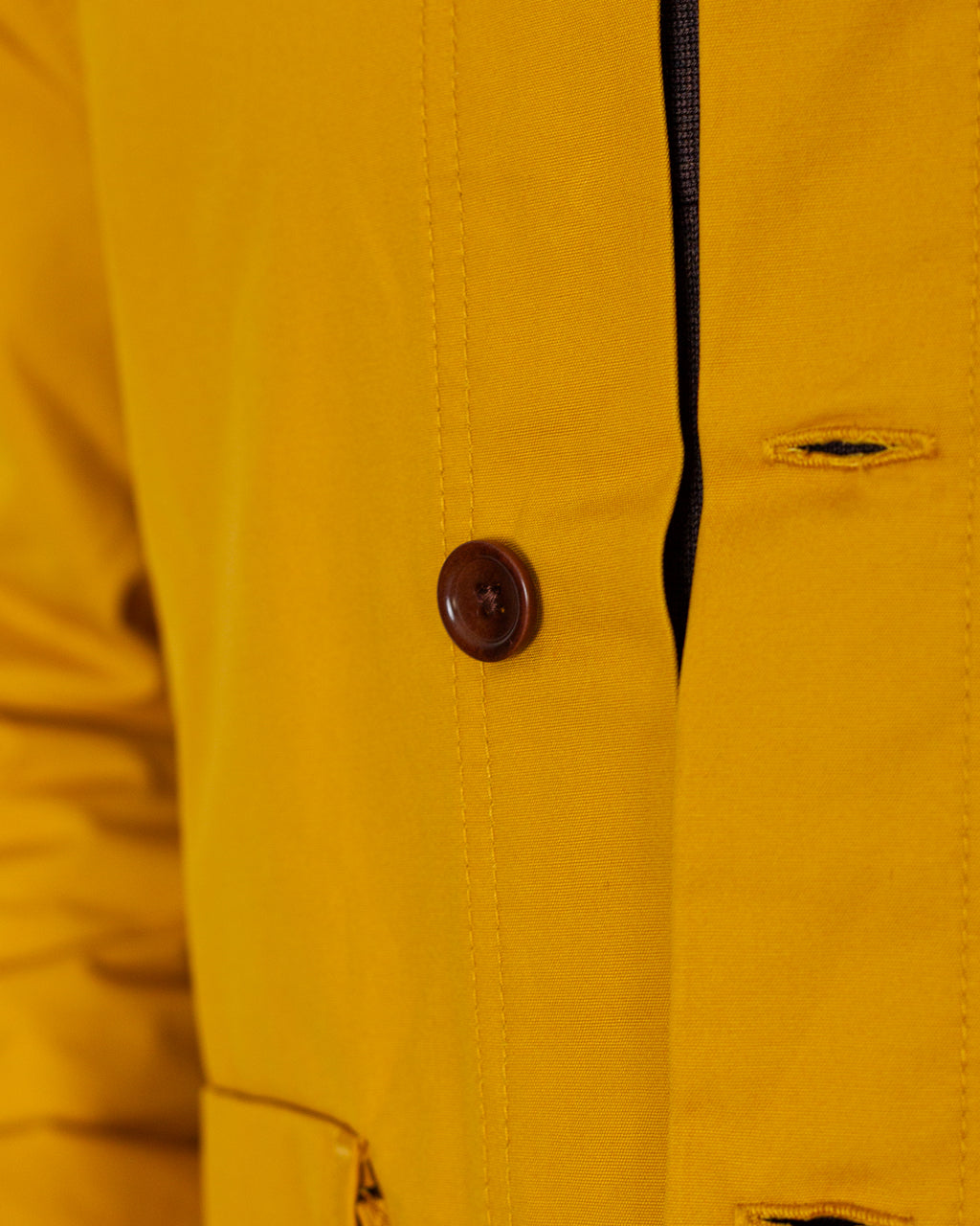 Waxed Barn Coat - Ochre