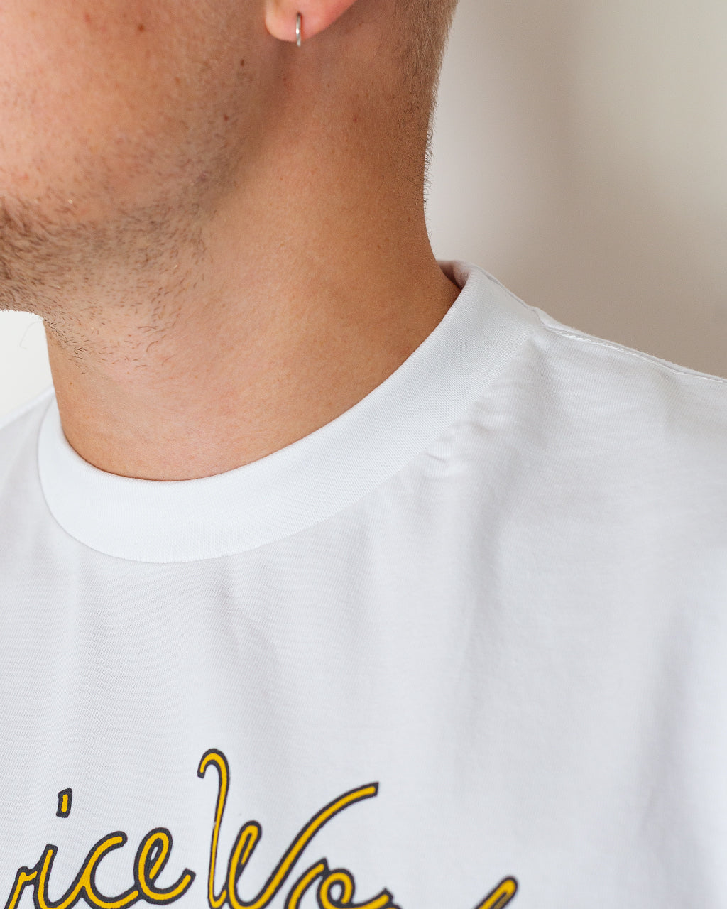 Spaghetti Tee - White