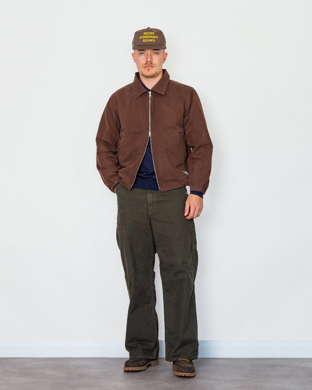 Twill Work Jacket - Brown