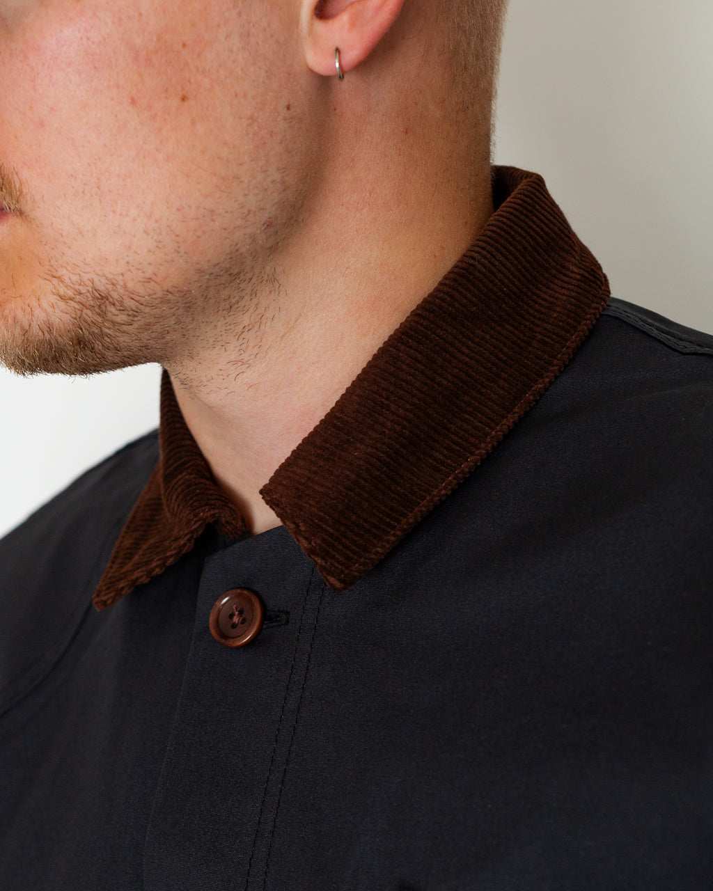 Waxed Barn Coat - Black
