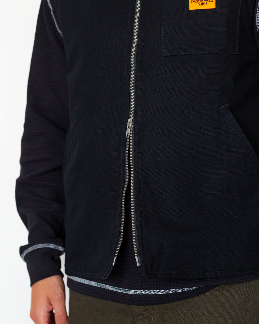 Canvas Work Vest - Black