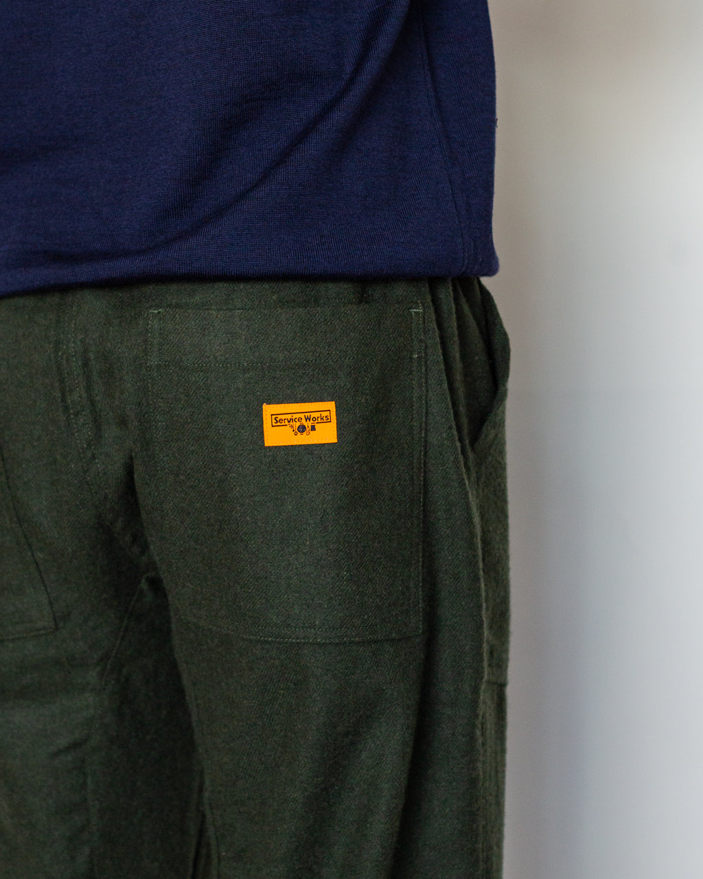 Flannel Chef Pants - Forest