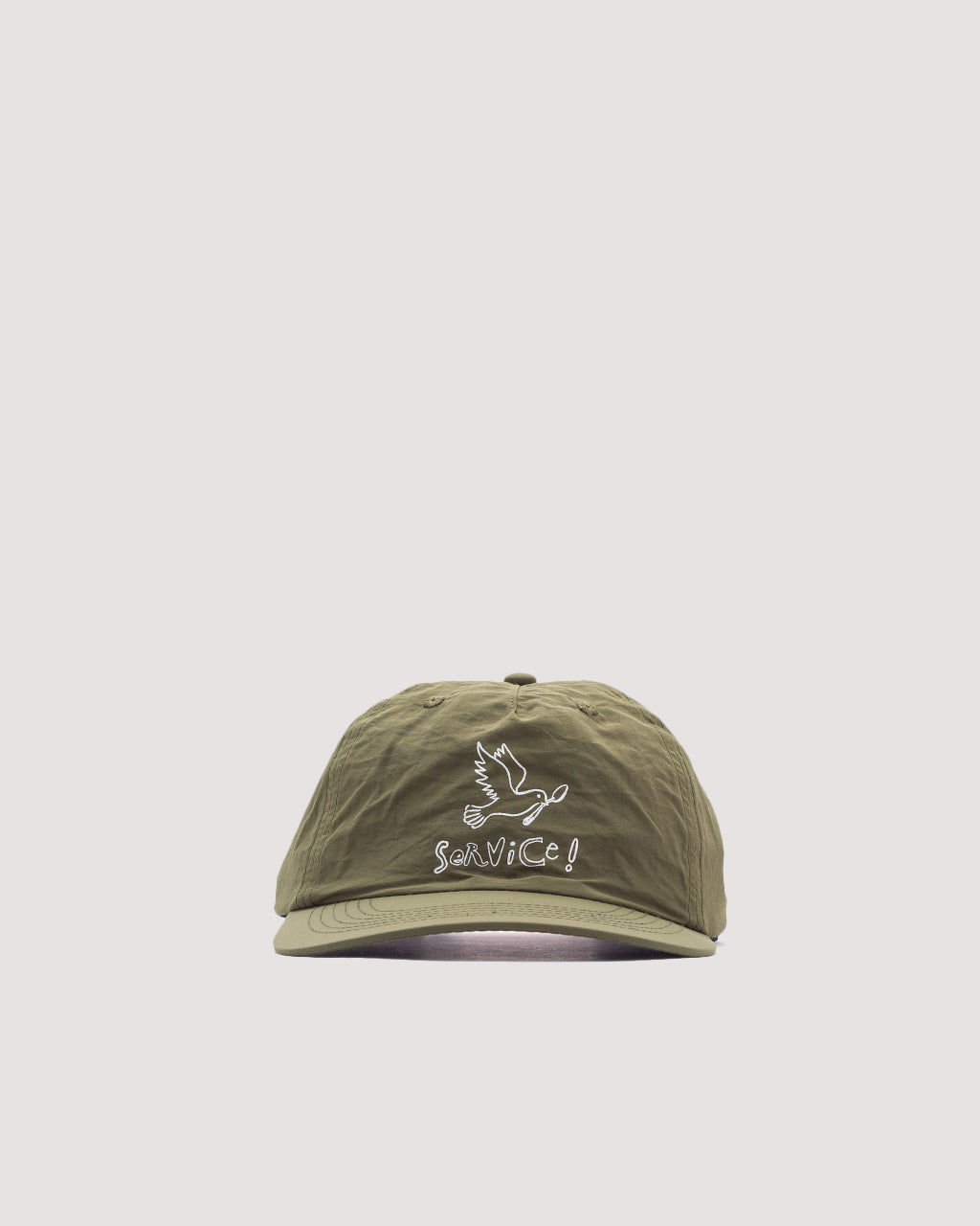 Nylon Dove Cap - Olive