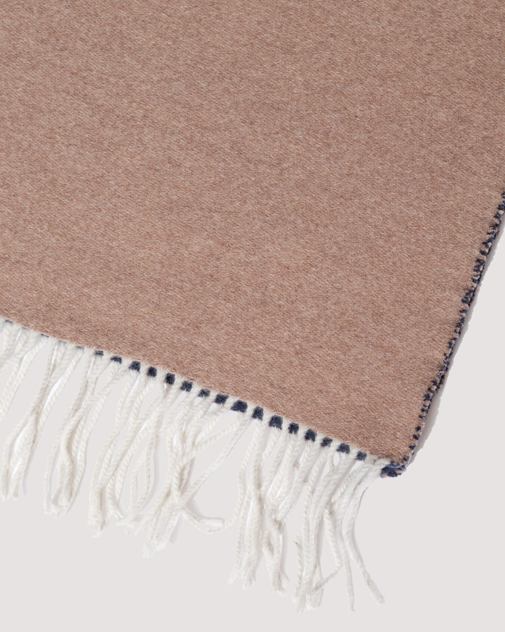 Keating Blanket - Navy / Brown