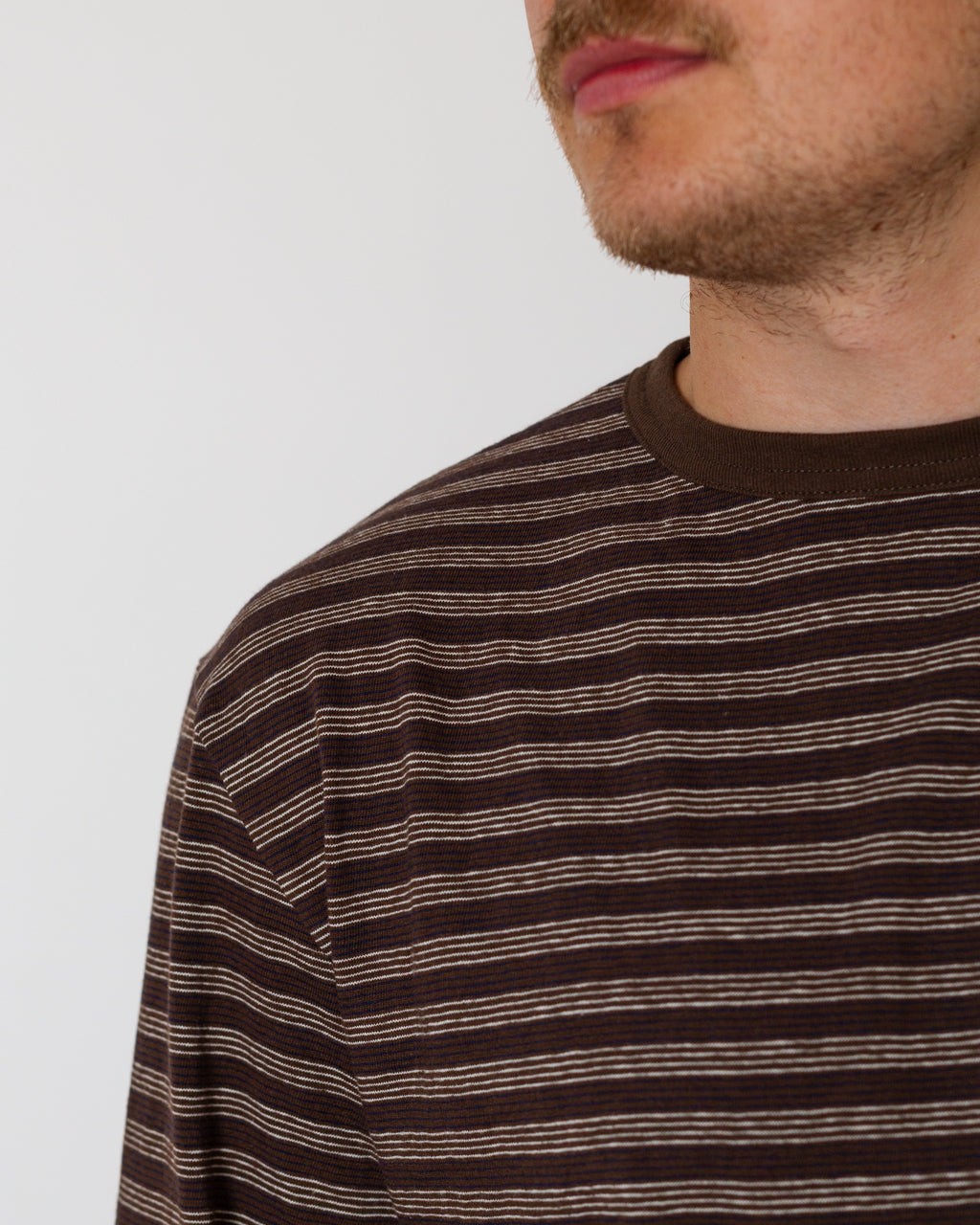 Another T-Shirt 3.0 - Brown Ecru Stripe