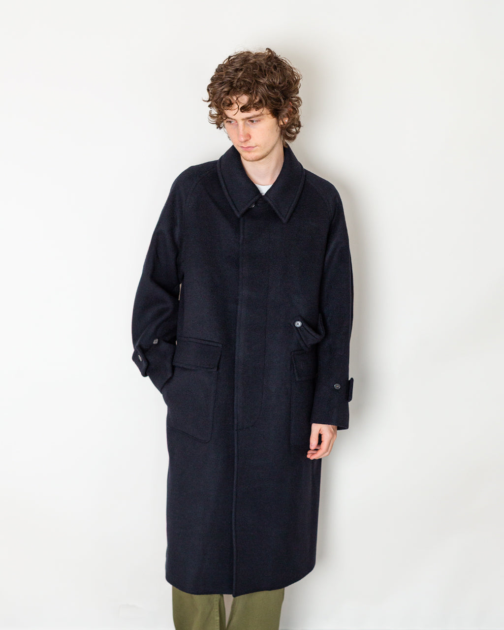 Winterport Wool Coat - Dark Navy