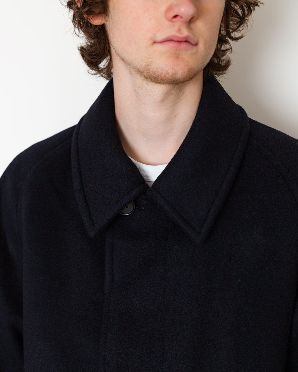 Winterport Wool Coat - Dark Navy