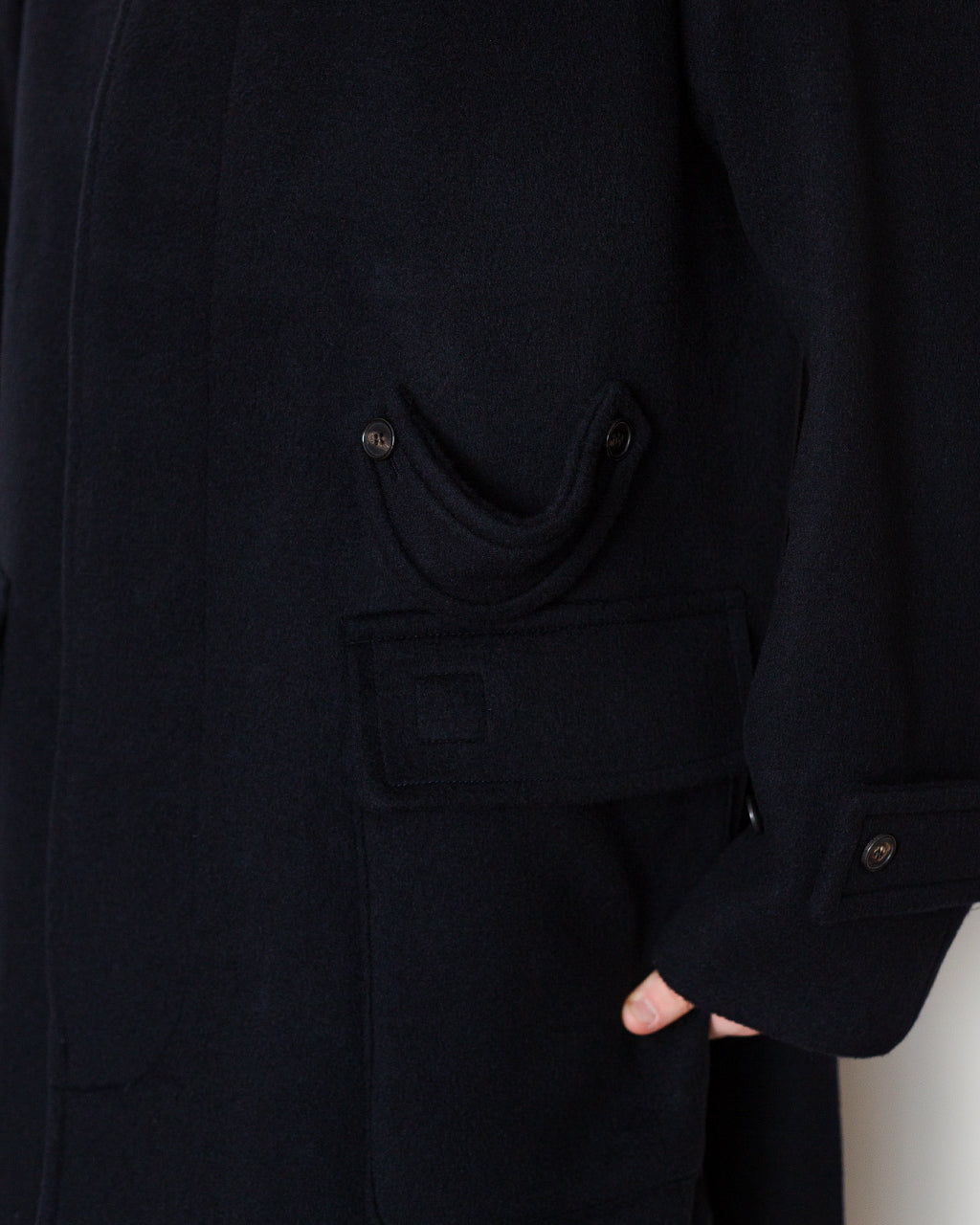 Winterport Wool Coat - Dark Navy
