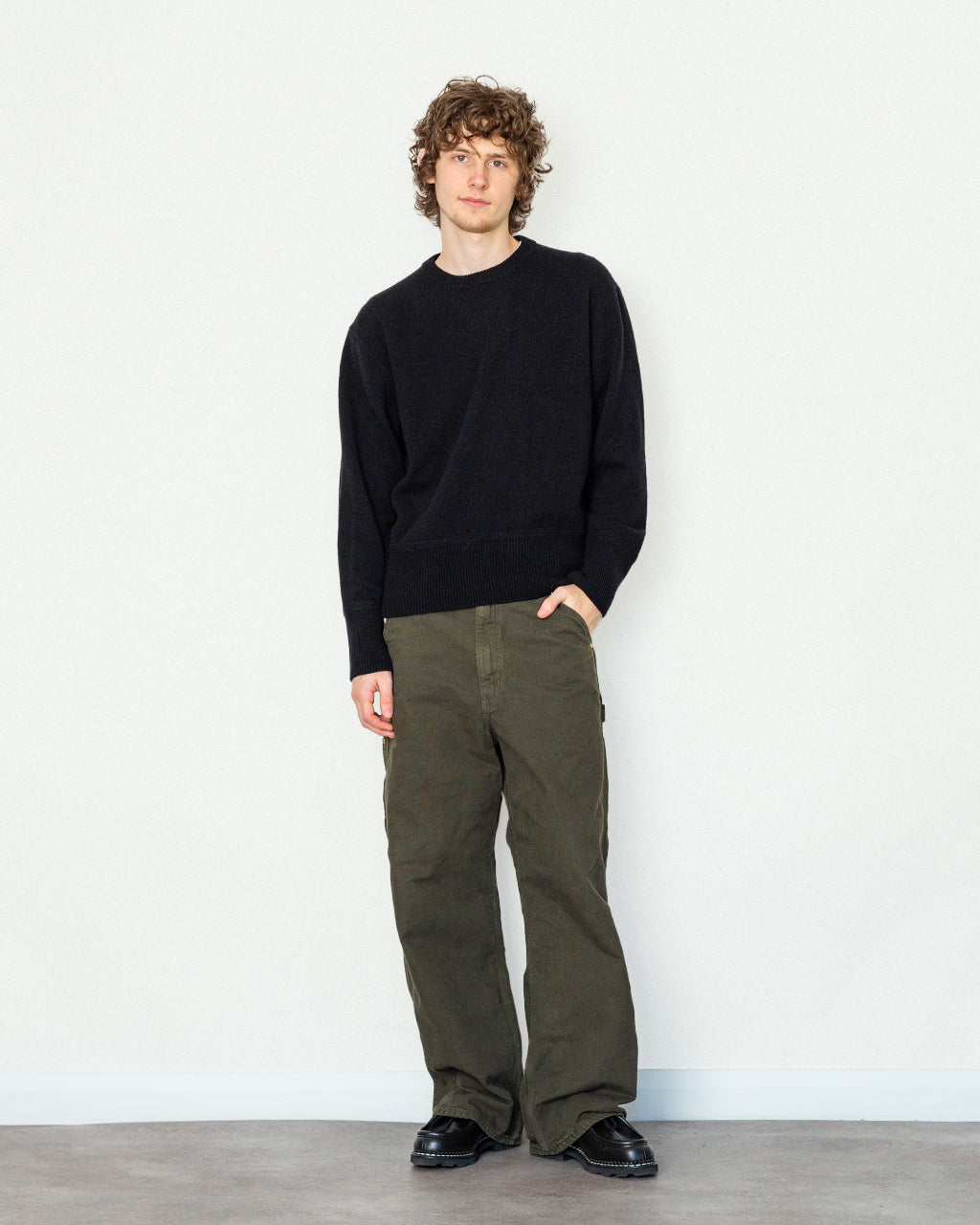 LOT 507 Athletic Crewneck Sweater - Black