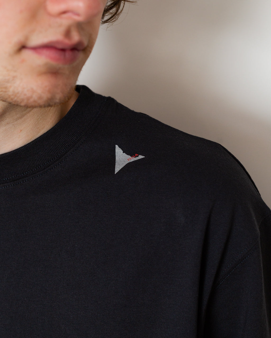 LOGO Long Sleeve T-Shirt - Washed Black