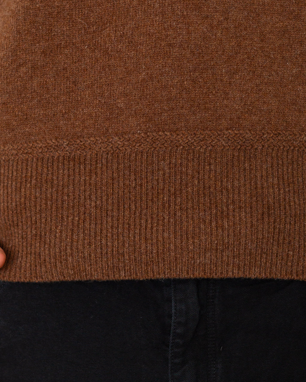 LOT 507 Athletic Crewneck Sweater - Brown