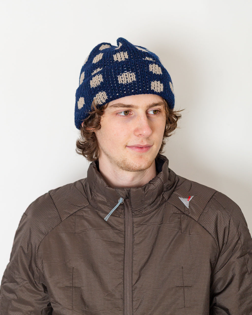 Dots Beanie - Navy