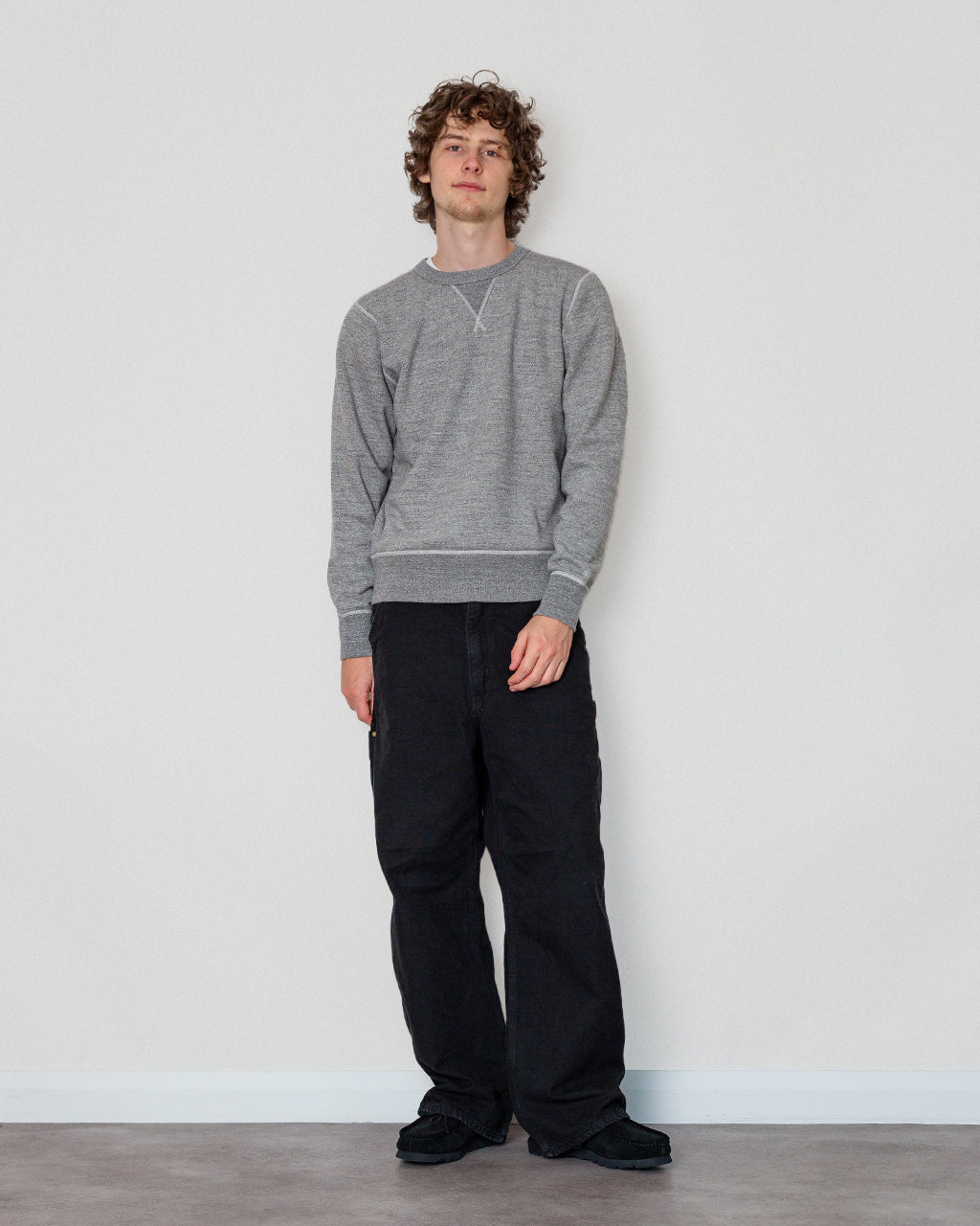 Plain Sweat - Heather Grey