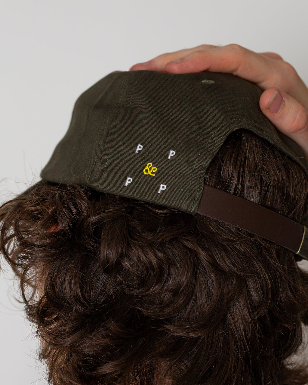 O 6 Panel Hat - Olive Green