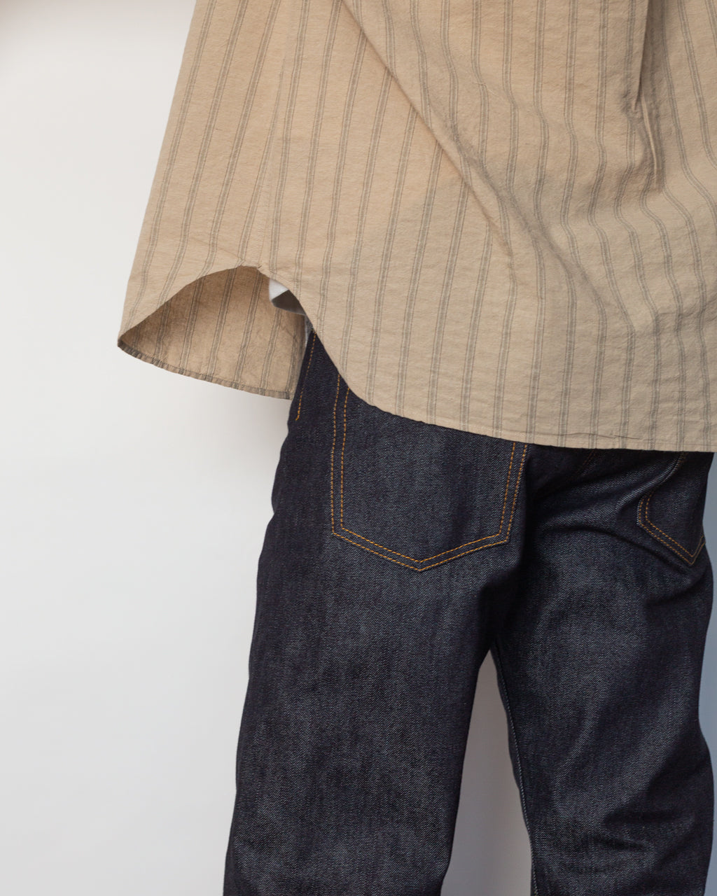 Social Sculpture 01 Narrow Unwashed - Indigo