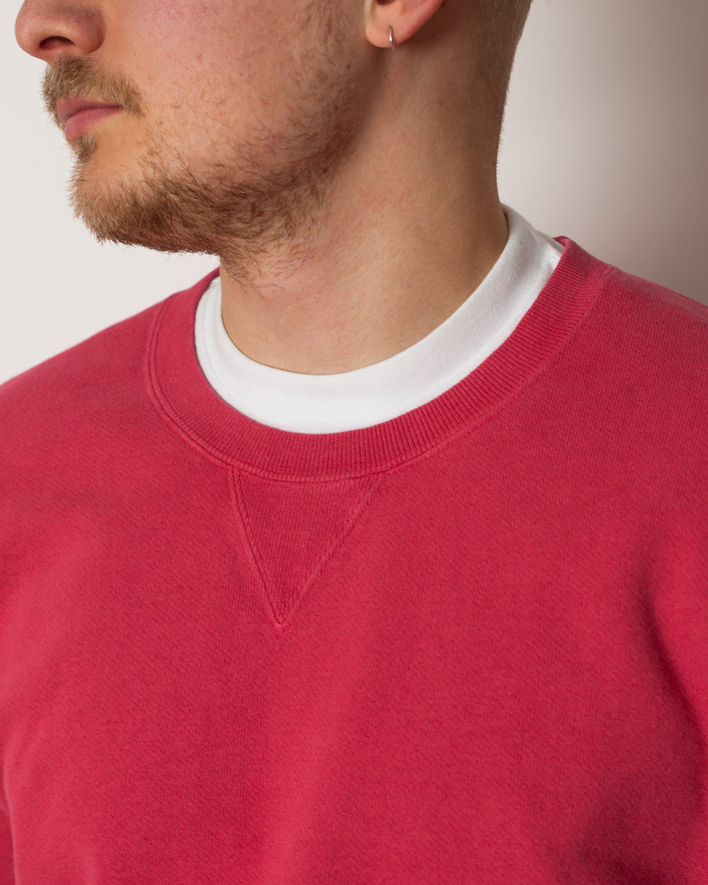 Jumbo Sweat LS Damaged - Red