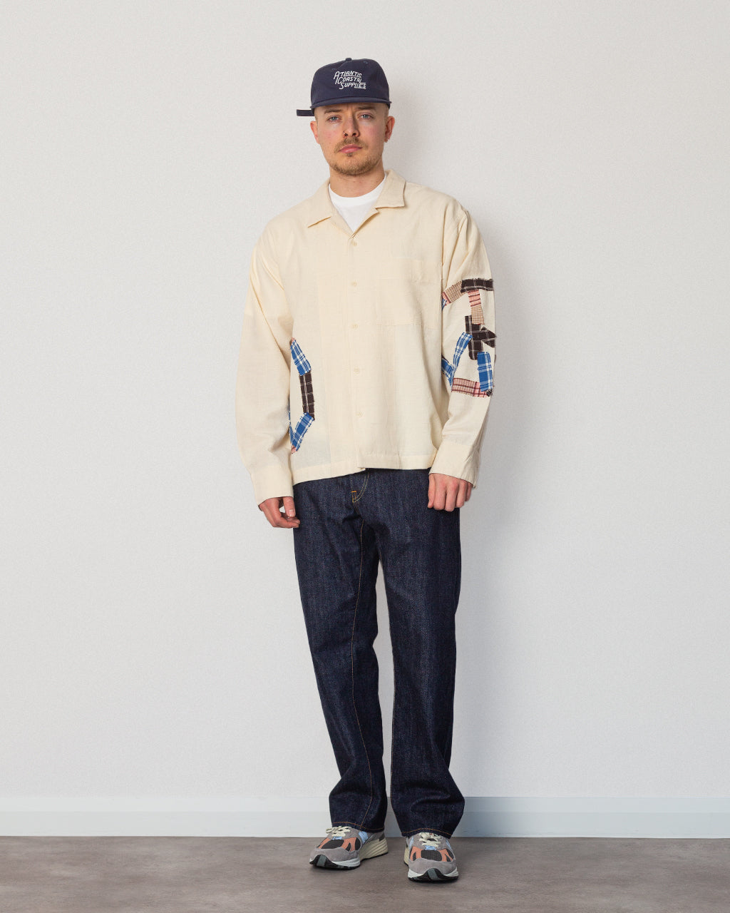 Greetings Shirt - Peace Patchwork