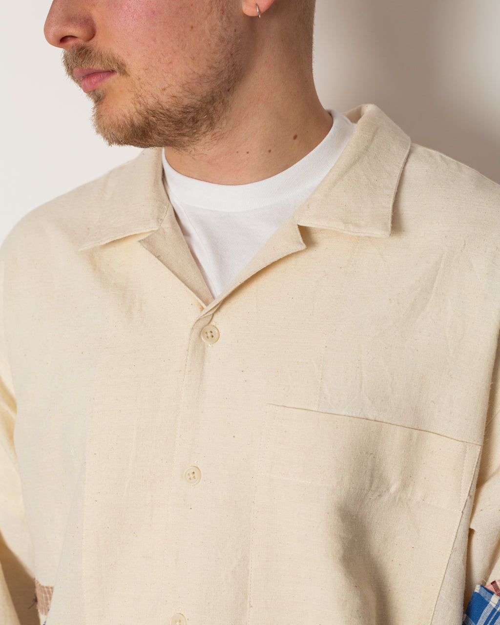 Greetings Shirt - Peace Patchwork