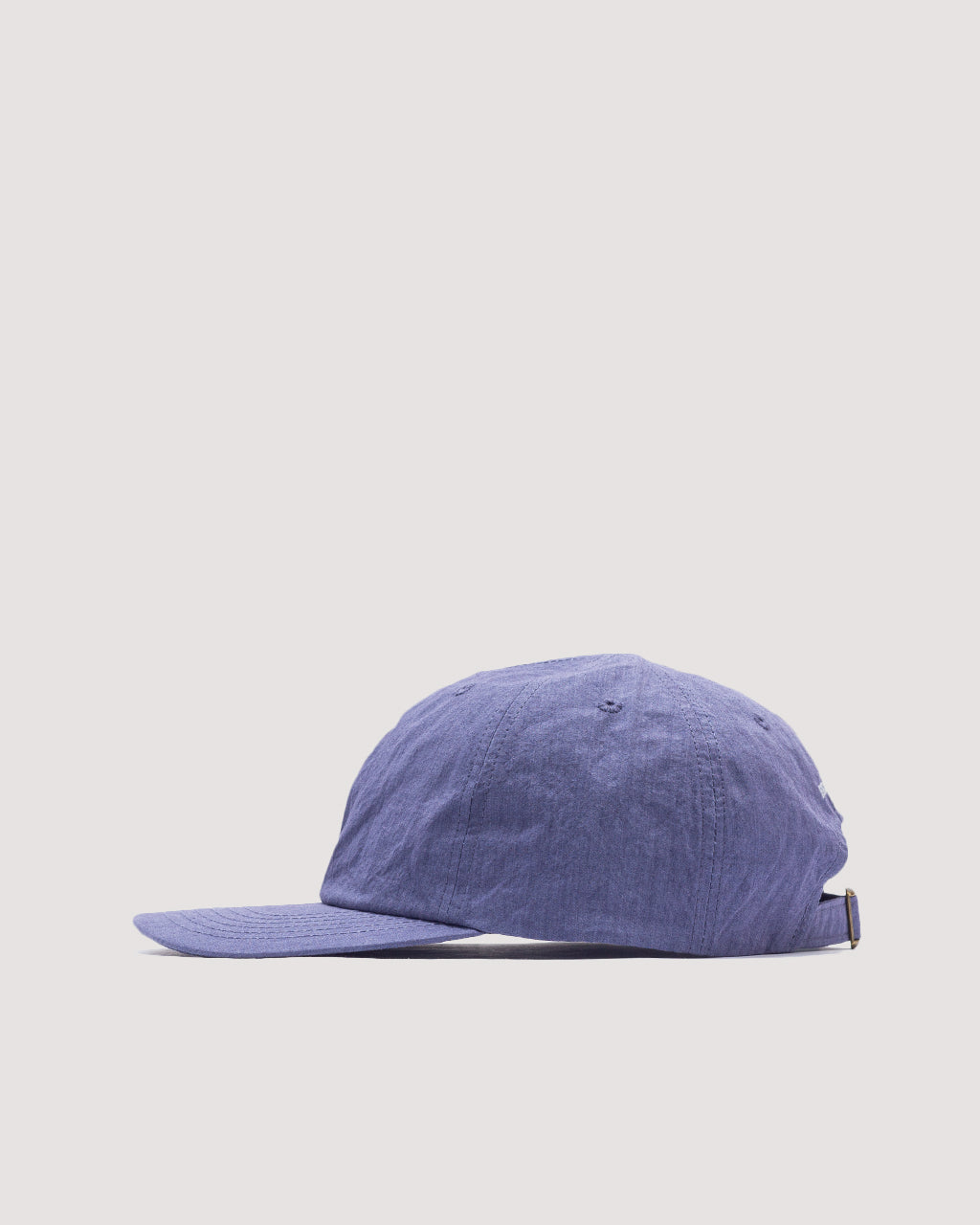 6 Panel Strap Back Cap - Blue