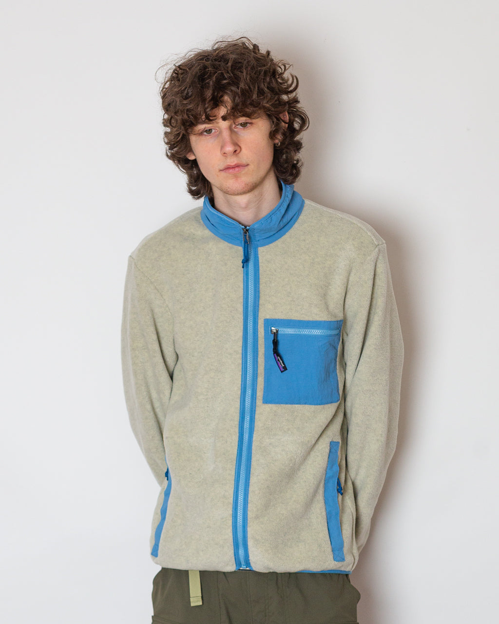 Synchilla Jacket - Oatmeal Heather/Shore Blue