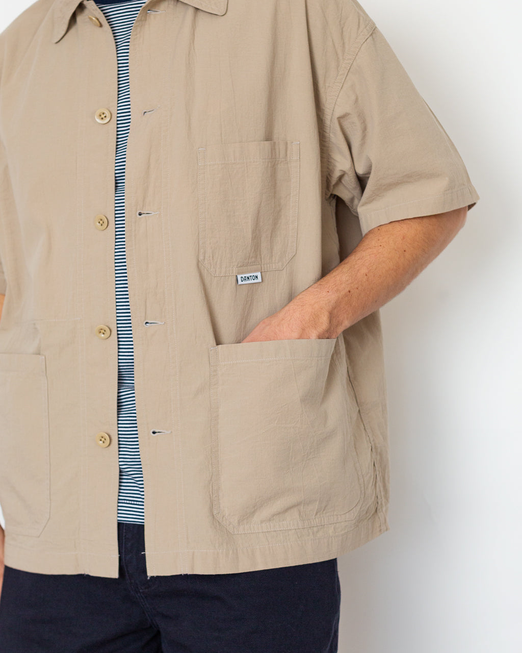 Coverall Shirt - Beige