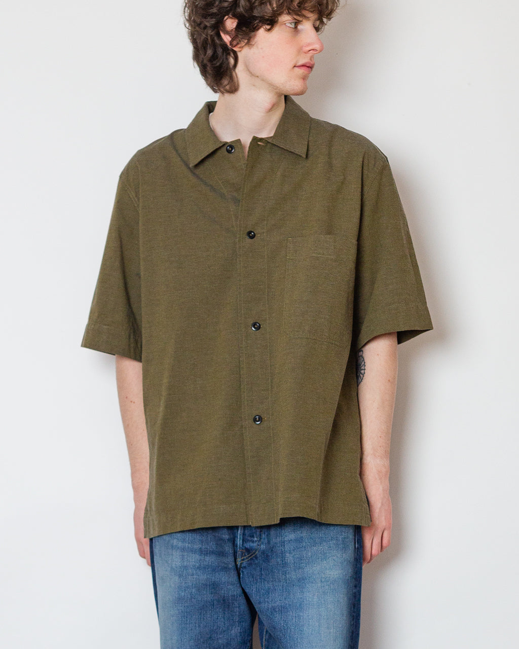 S/S PJ Shirt - Moss