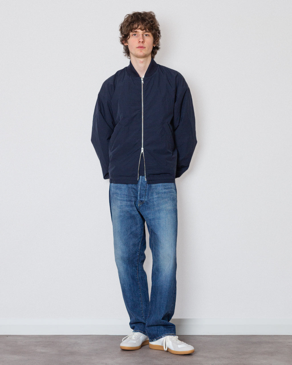 Basement Bomber Jacket - Navy