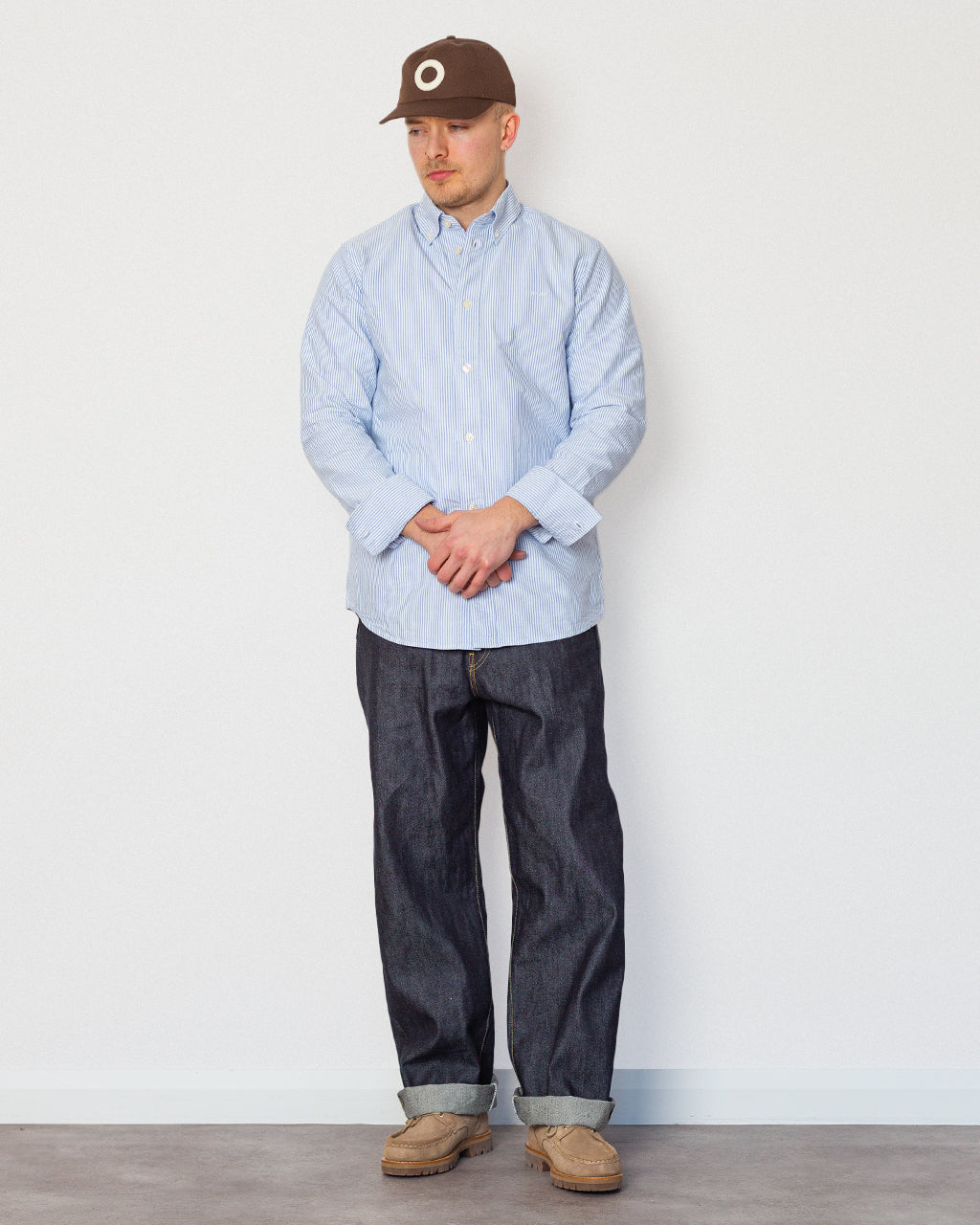 Colby Oxford Shirt - Blue Stripe