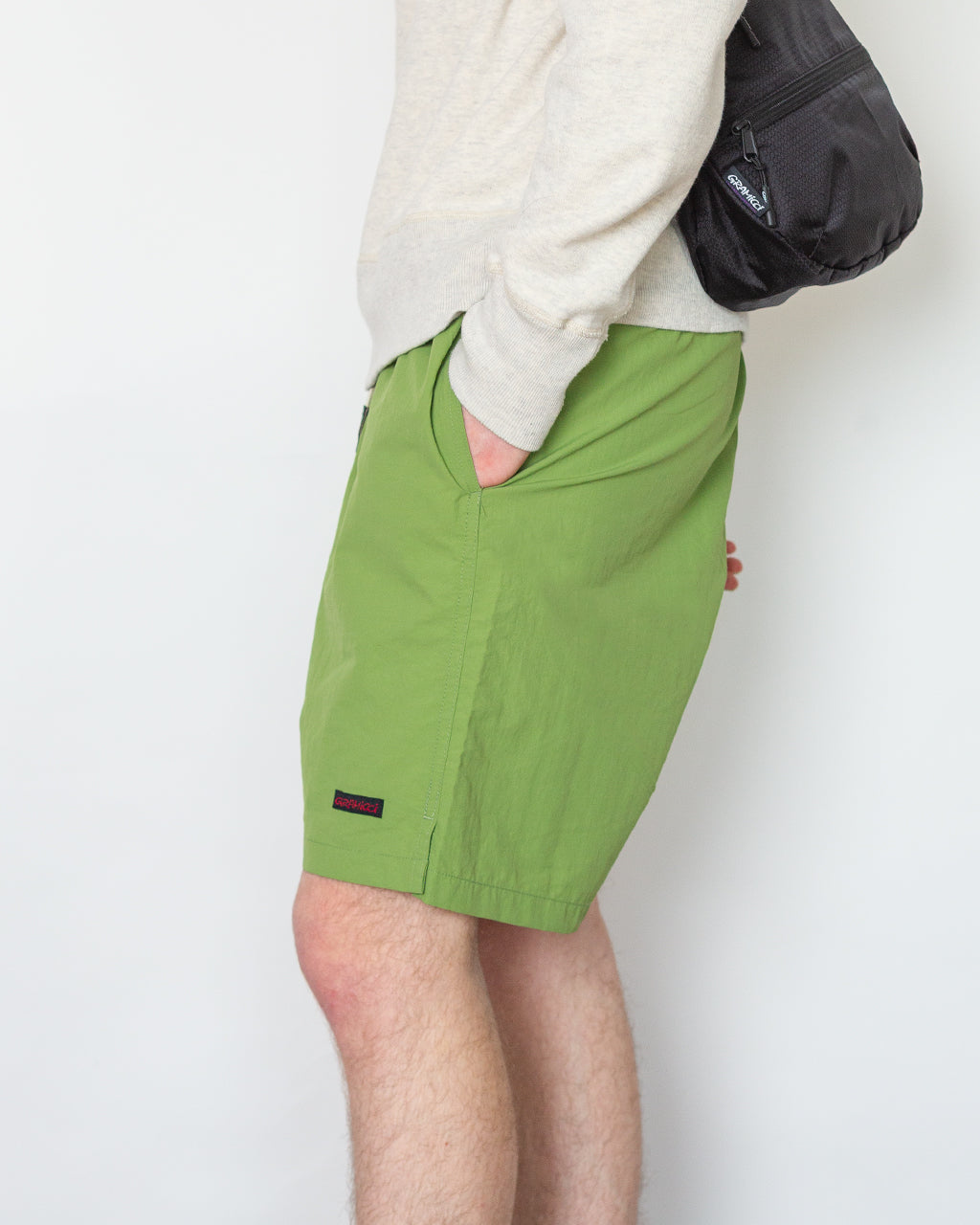 Nylon Packable G-Short - Jade Green