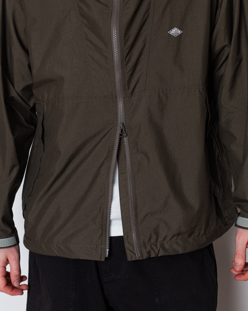 Hooded Short Jacket - Olive