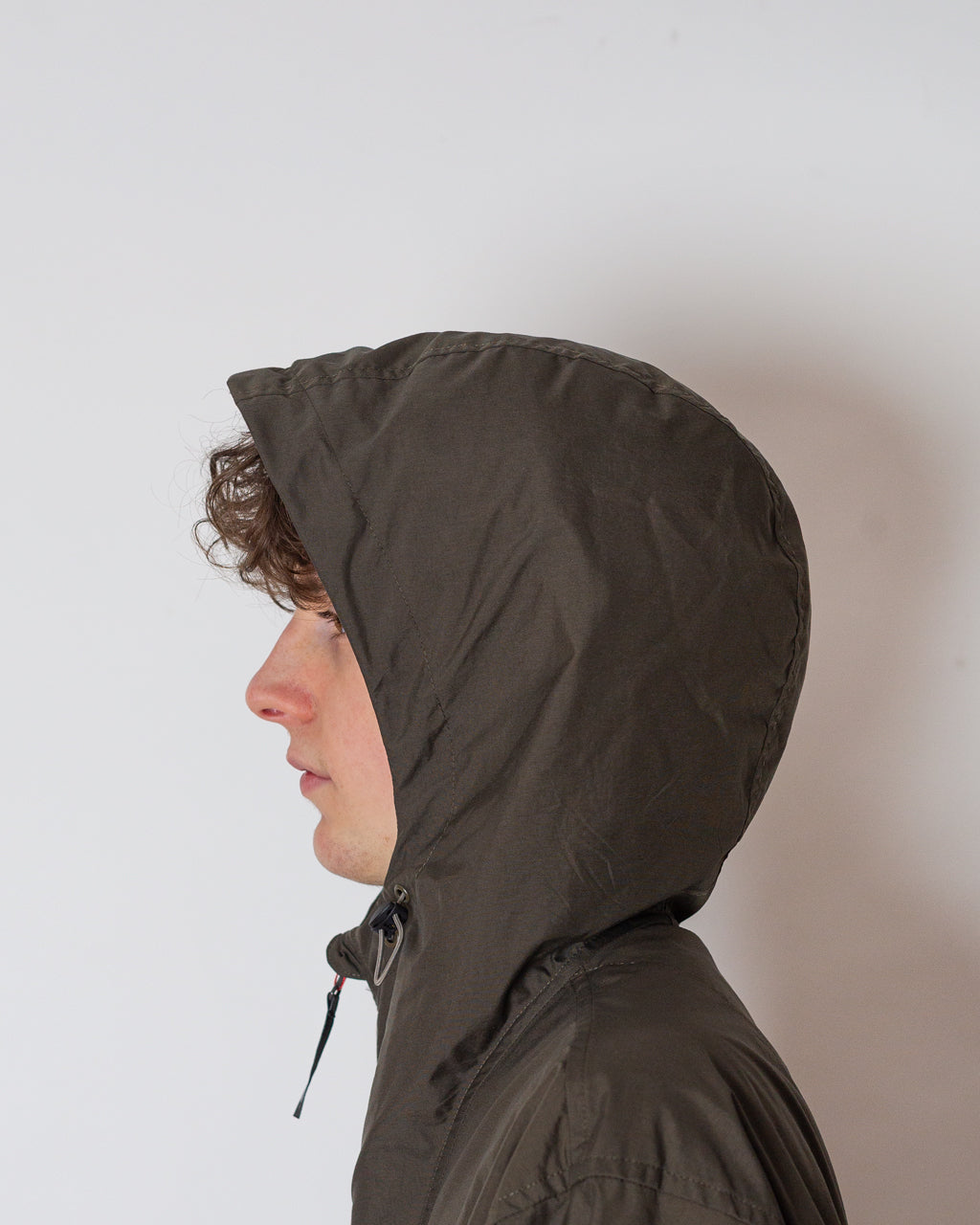 Hooded Short Jacket - Olive