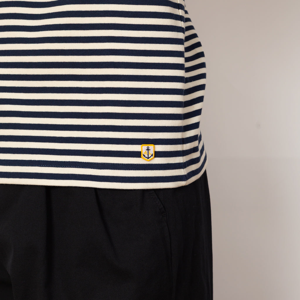 T-Shirt ML L/S - Marine Deep/Milk