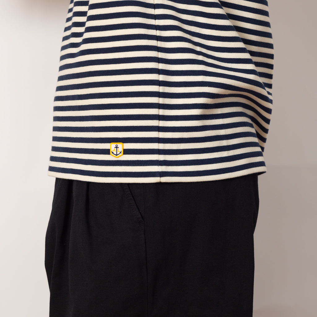 T-Shirt ML L/S - Marine Deep/Milk