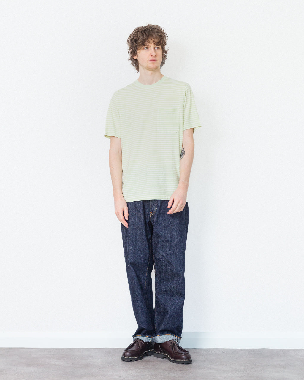 Trail Harbour Pocket Tee - Lichen Green