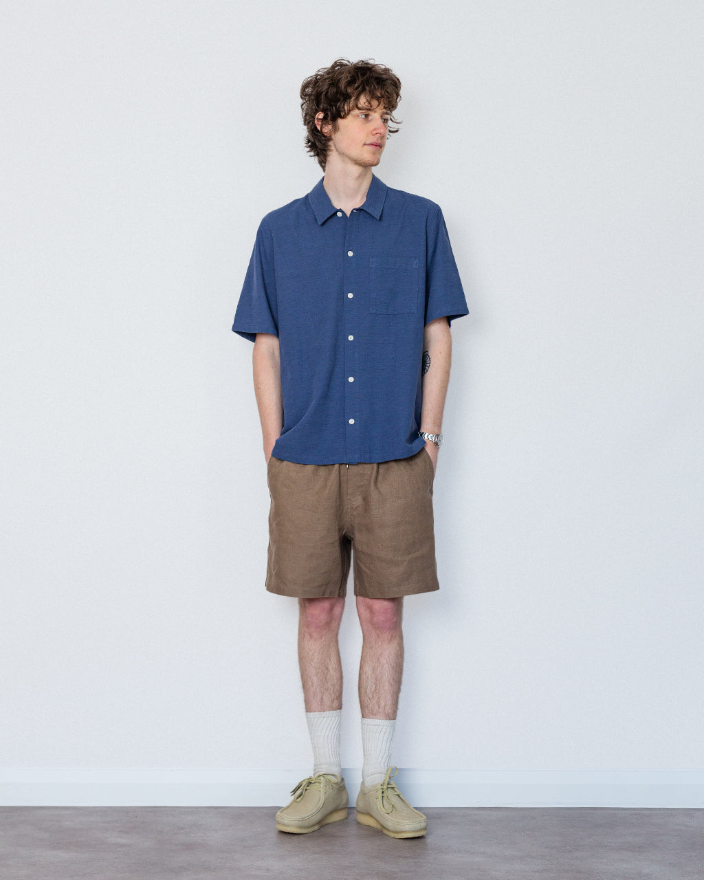 Gabe Shirt - Soft Navy