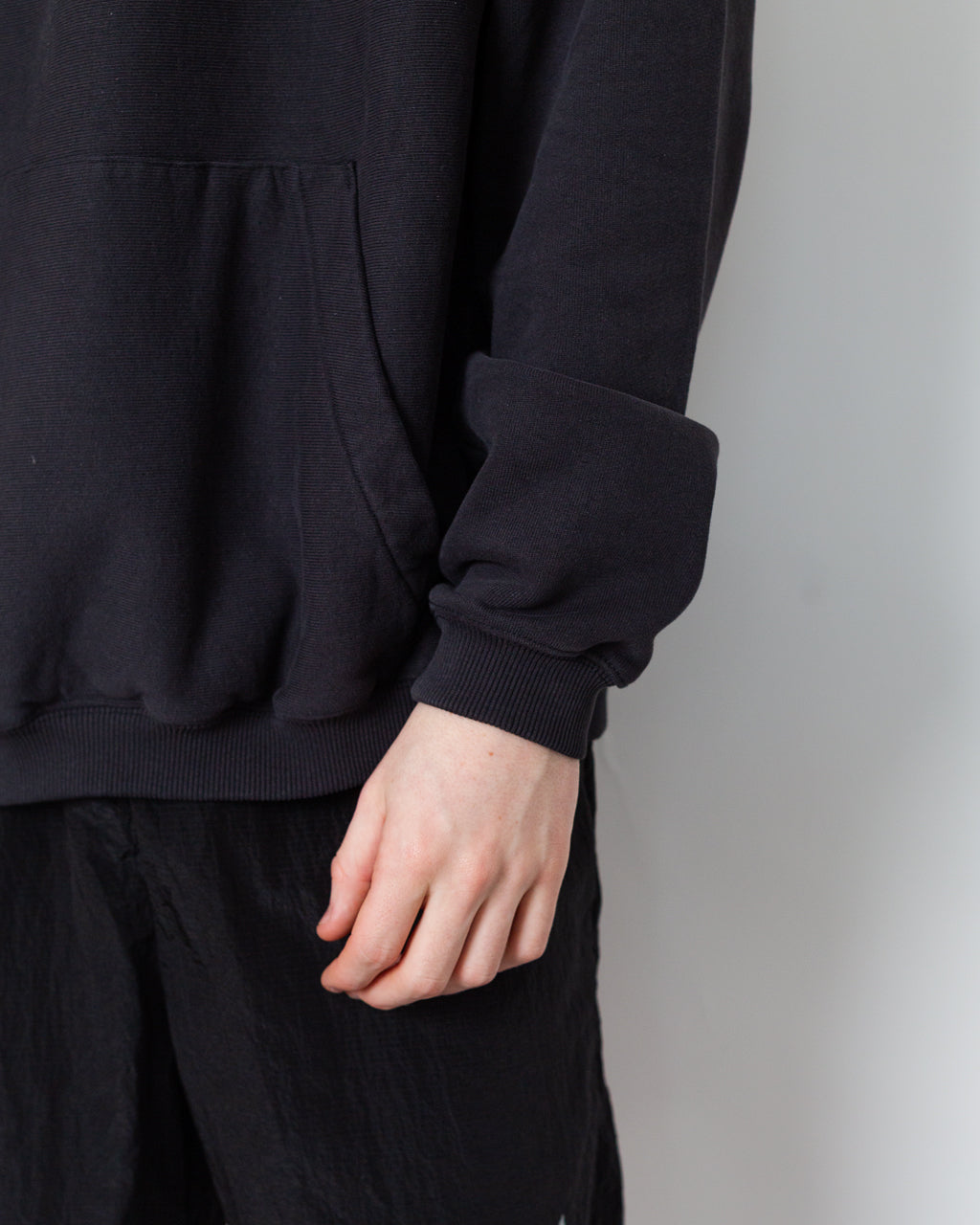 Logo Hoodie - Washed Black