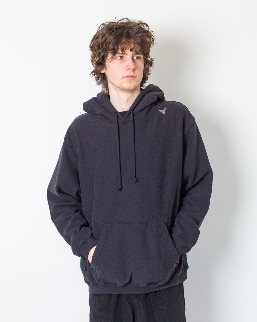 Logo Hoodie - Washed Black