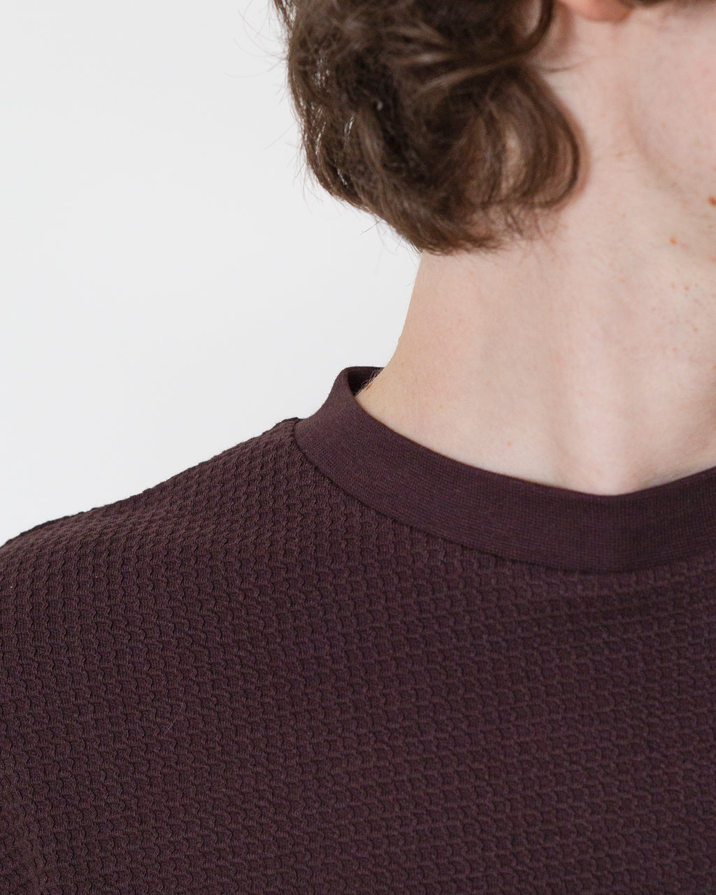 Thermal Waffle LS Tee - Coffee