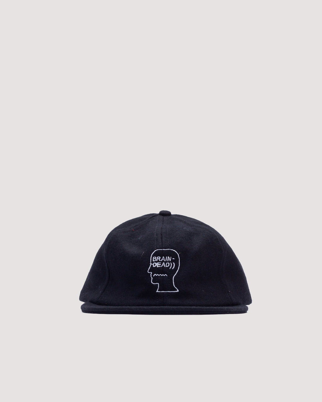 FLANNEL CLASSIC LOGOHEAD 6 PANEL HAT - Black