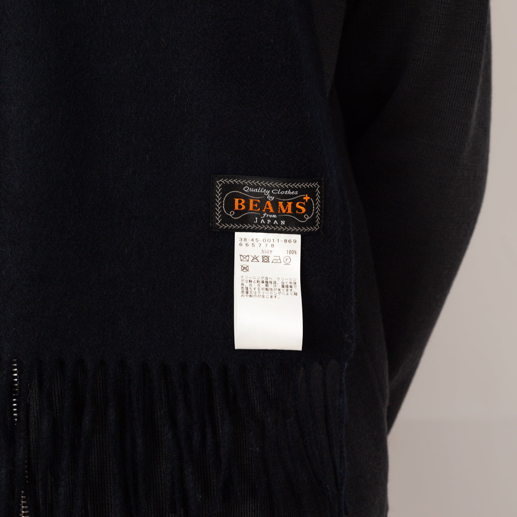 Cashmere Scalf Solid - Navy