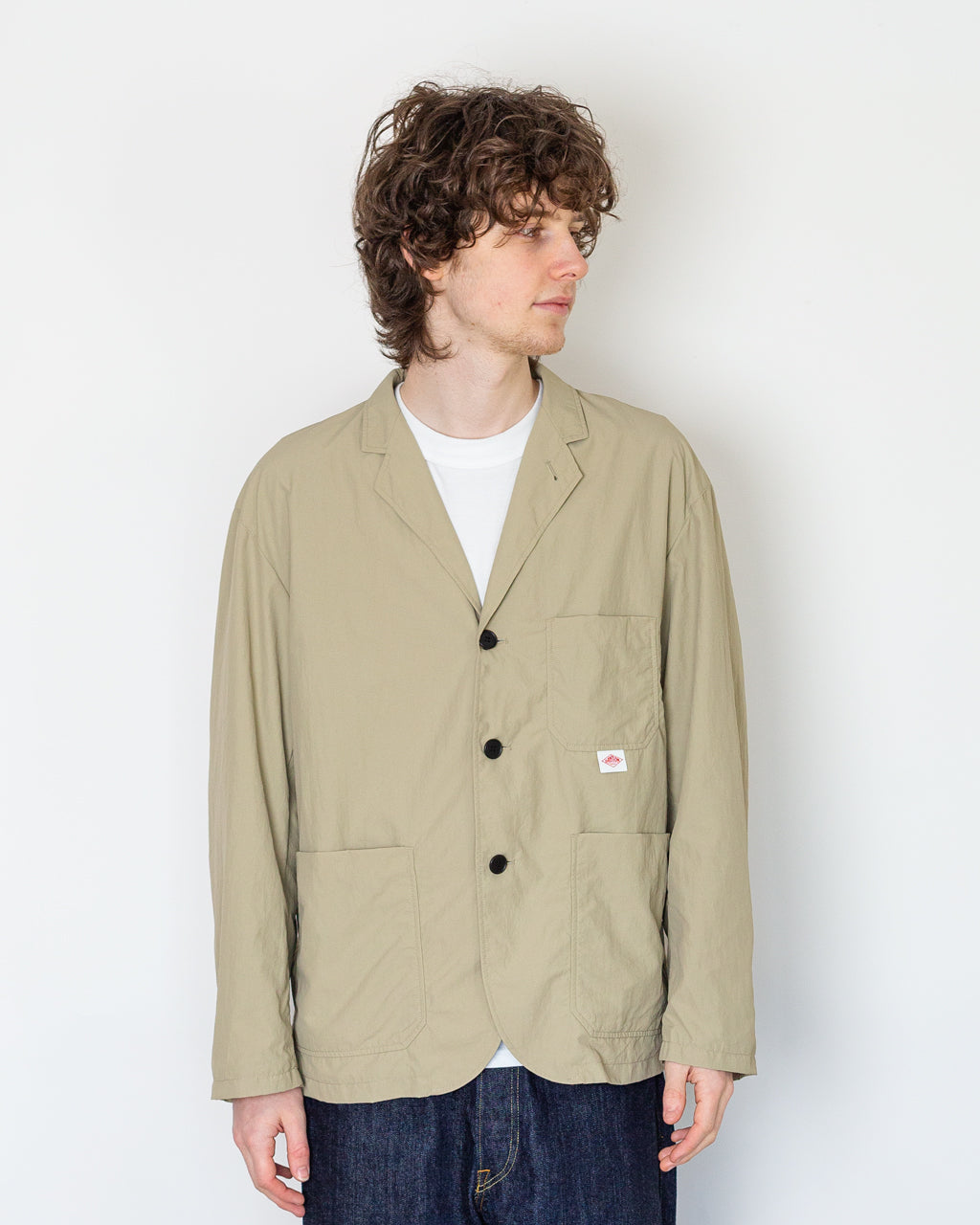 Lapel Jacket - Beige