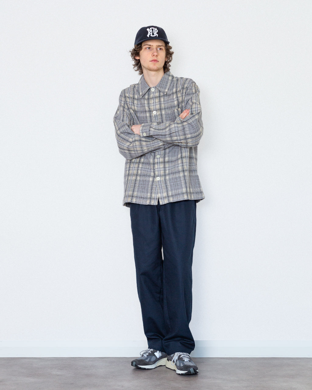 Anrvern Flannel Overshirt - Chiseled Stone