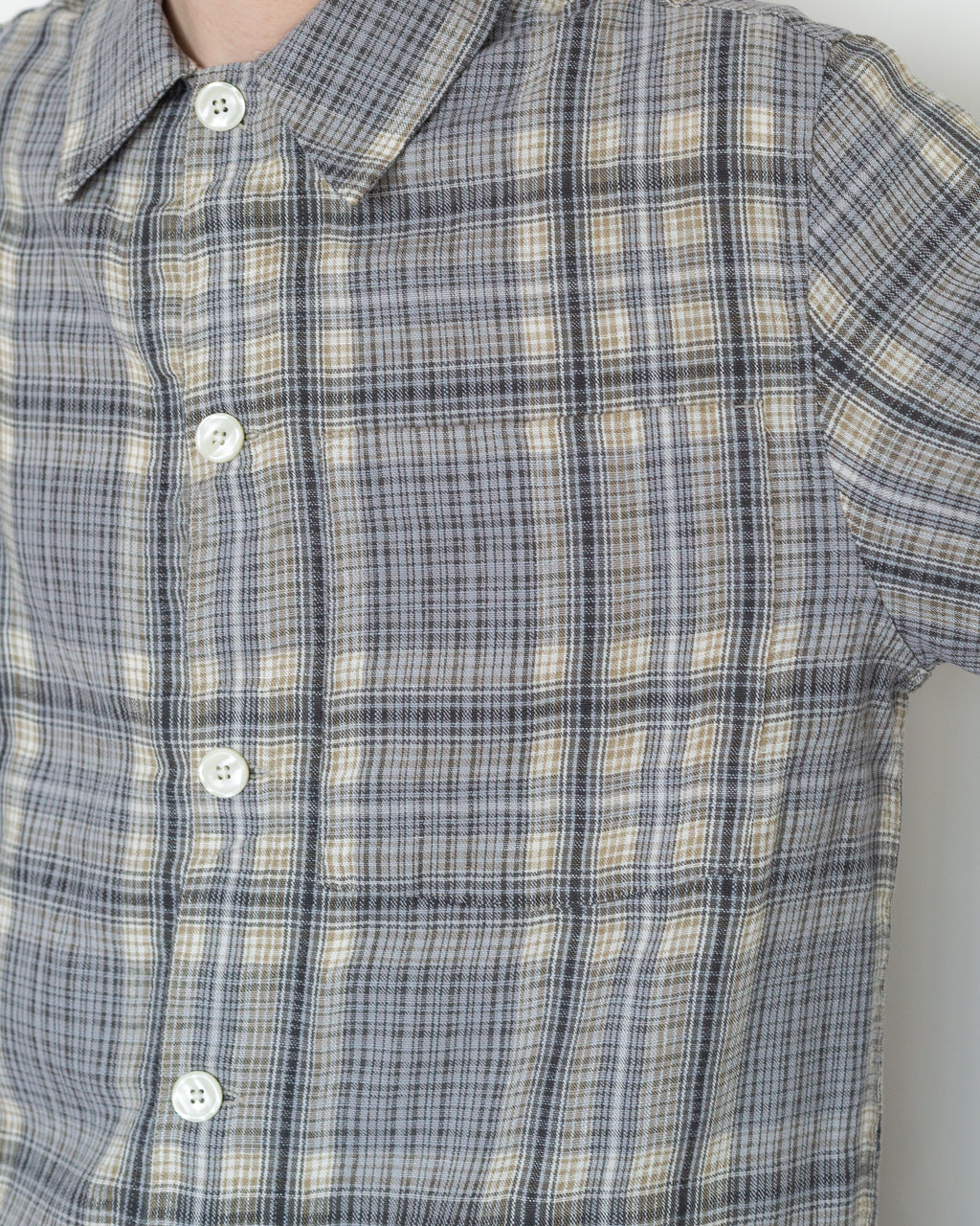 Anrvern Flannel Overshirt - Chiseled Stone