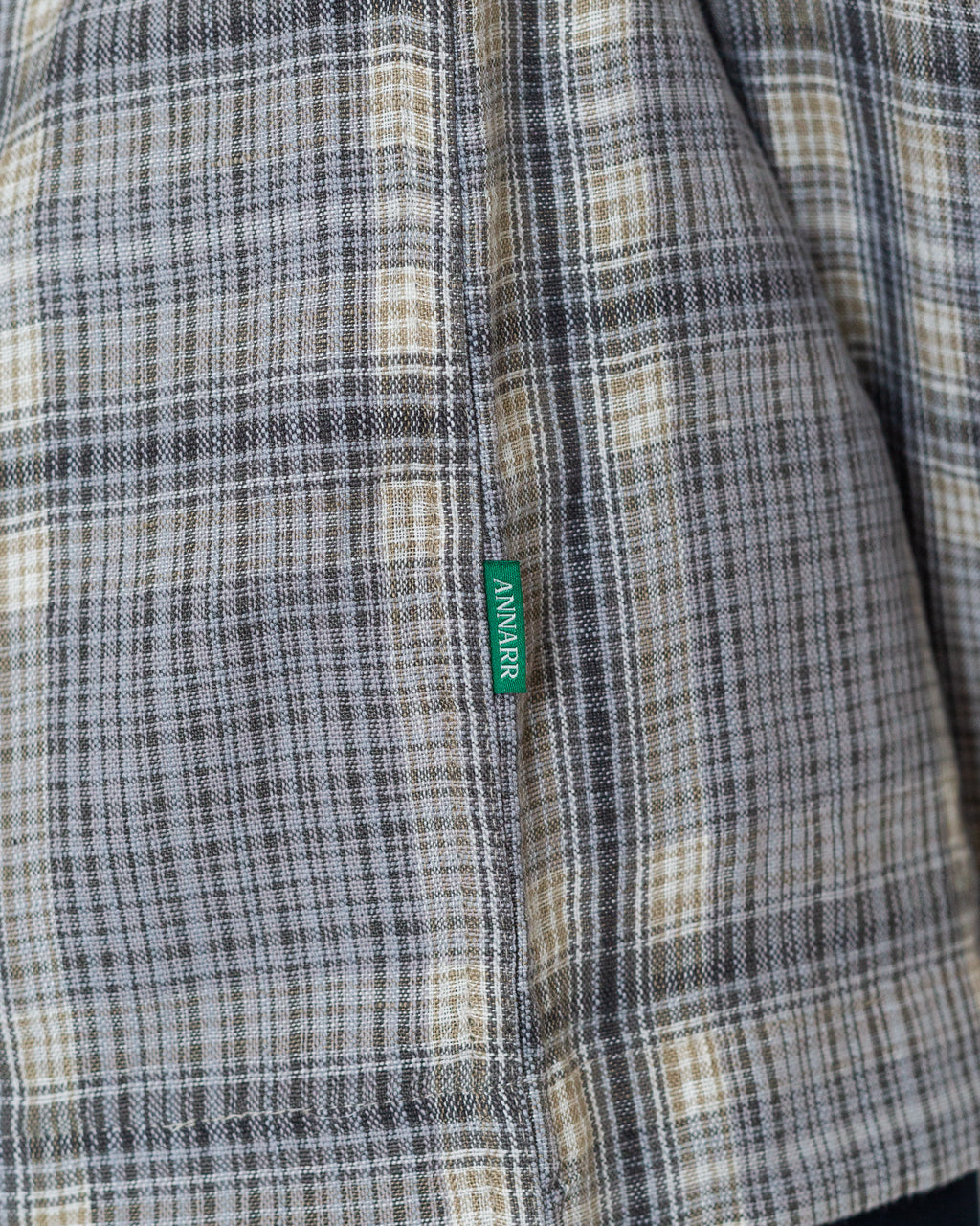 Anrvern Flannel Overshirt - Chiseled Stone