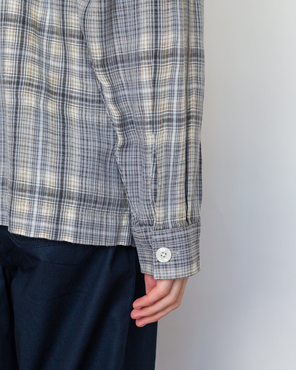 Anrvern Flannel Overshirt - Chiseled Stone